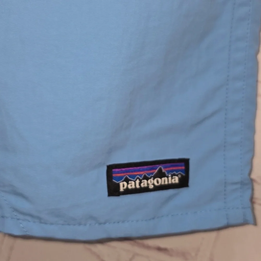 Patagonia Light Blue Men's Baggies 5
